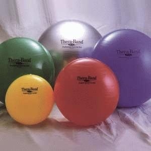 Thera- Band Træningsbold 45 cm gul - til fysisk træning